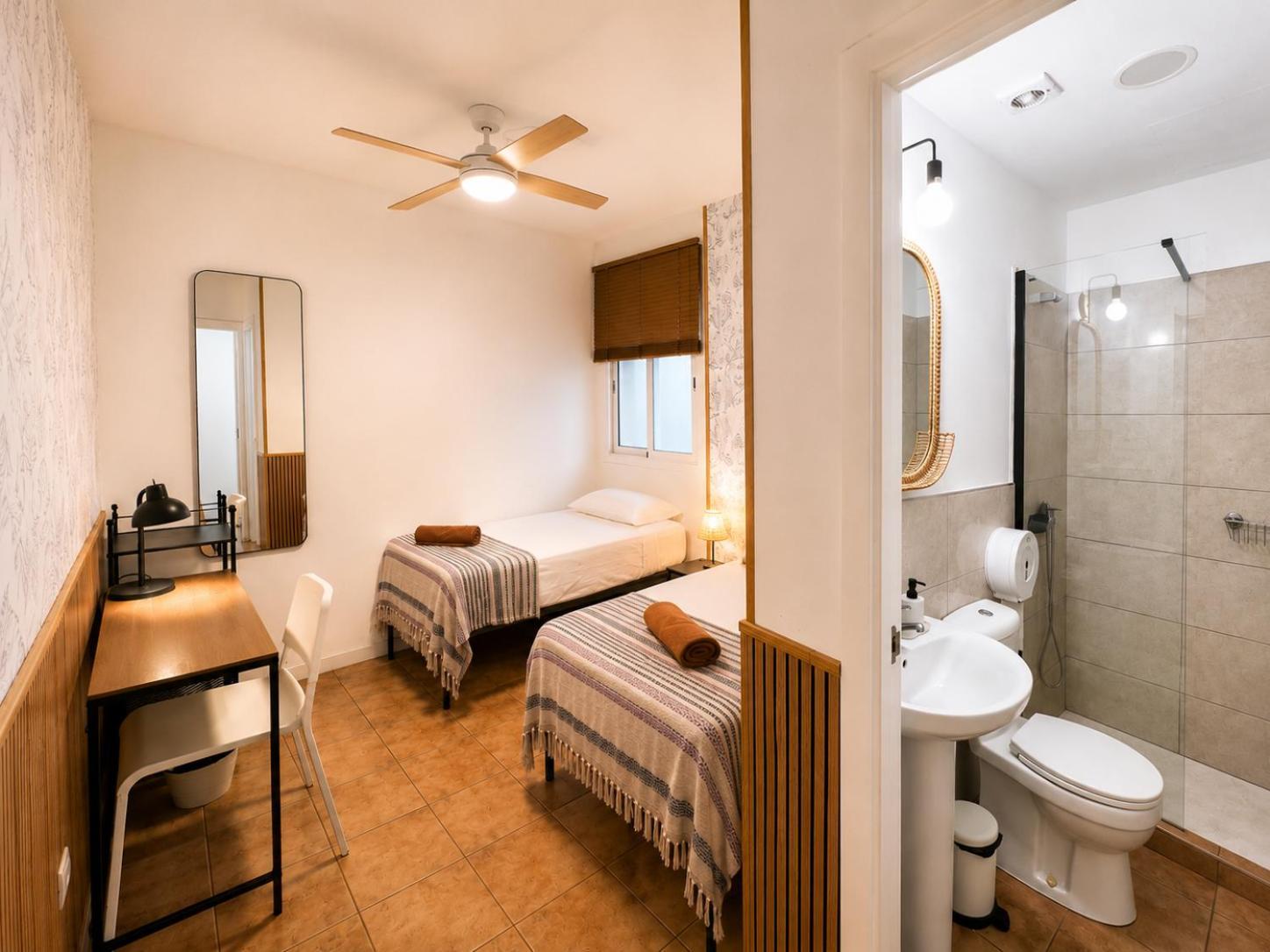Habitación Doble con baño privado